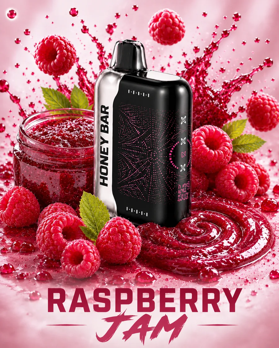 Product image of Raspberry Jam - Honey Bar