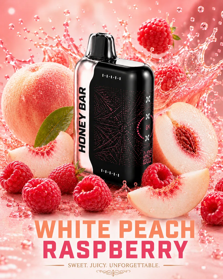 Product image of White Peach Raspberry - Honey Bar