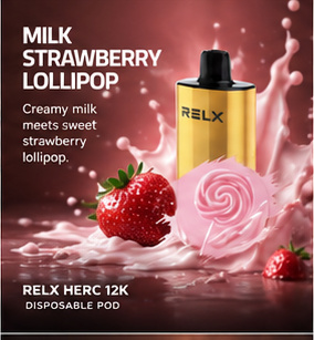 Product image of Milk Strawberry Lollipop - Relx Herc