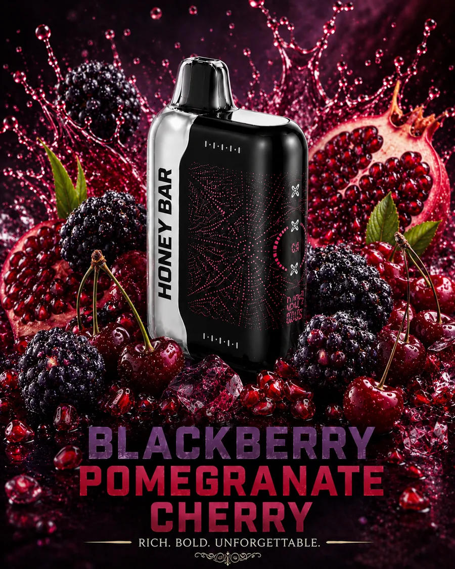 Buy Honey Bar Blackberry Pomegranate Cherry online Australia